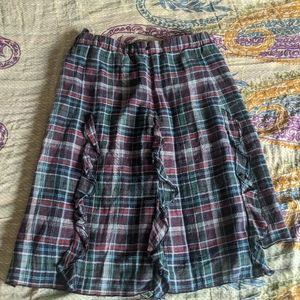 Anna Sui for Anthropologie plaid skirt size 4